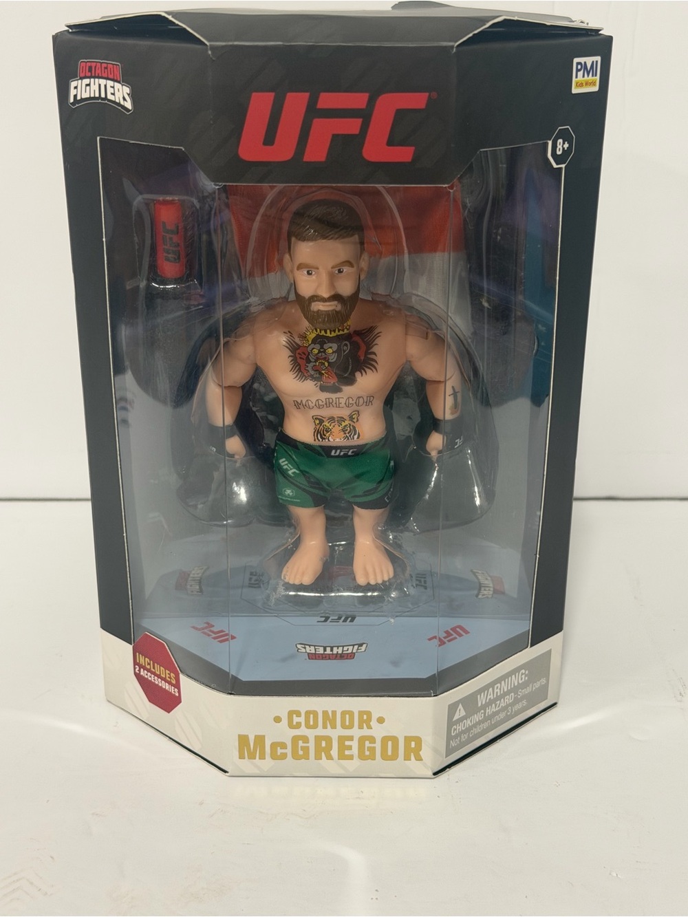 UFC Octagon Fighters Conor McGregor Action Figure w/ Accessories New Sealed